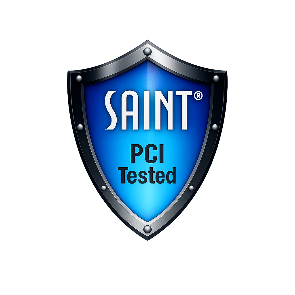 Certificación de seguridad SAINT PCI Tested